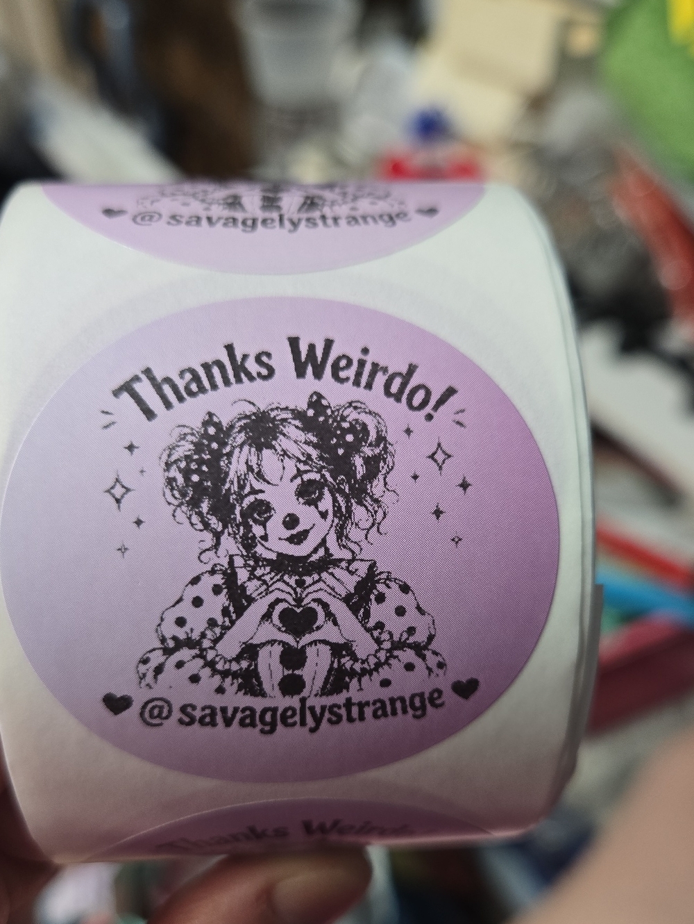 BUY NOW! 100 Thermal Stickers Available in Different Colors  2"Round QRCODE - Picture 9 of 16